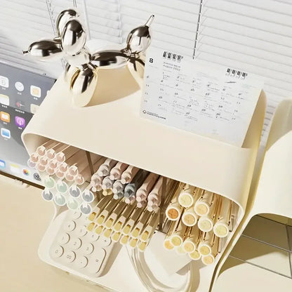 Desk Organizer with Pencil Compartment – Multi-Tier Storage Solution
