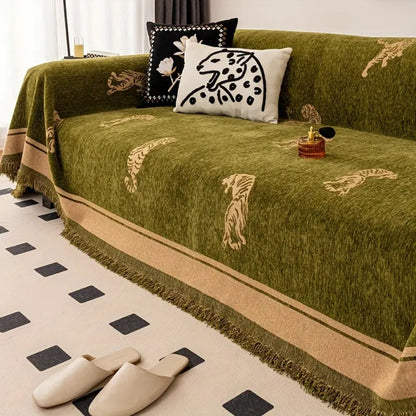Transform Your Living Space with a Reversible Plush Sofa Cover