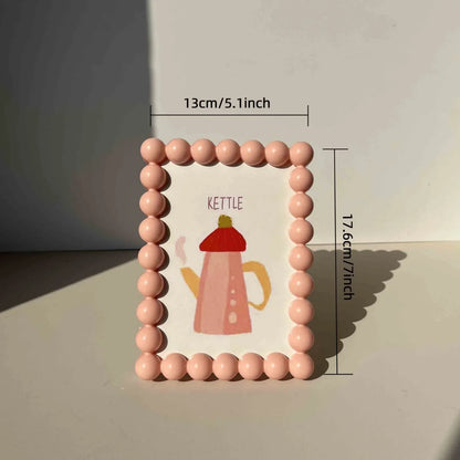 Photo Frame with Round Beads
