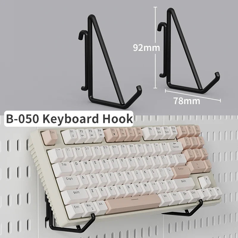 Vertical Pegboard Organizer for Desk Use