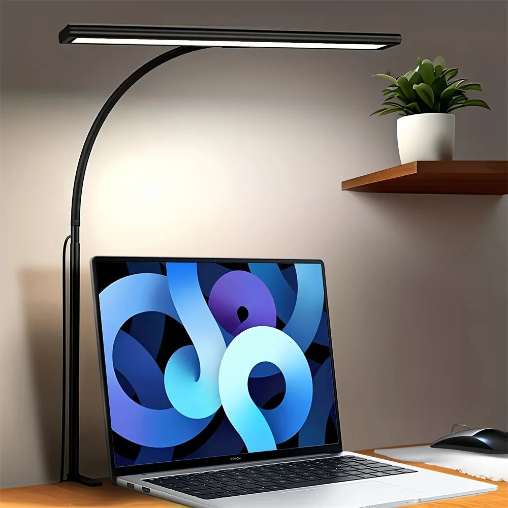 Sturdy Desk Lamp with 88 LEDs and Clamp Attachment