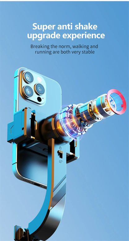 Wireless Gimbal Tripod Stabilizer with Bluetooth Connectivity