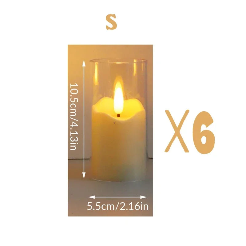Battery Operated LED Candles Without Flames