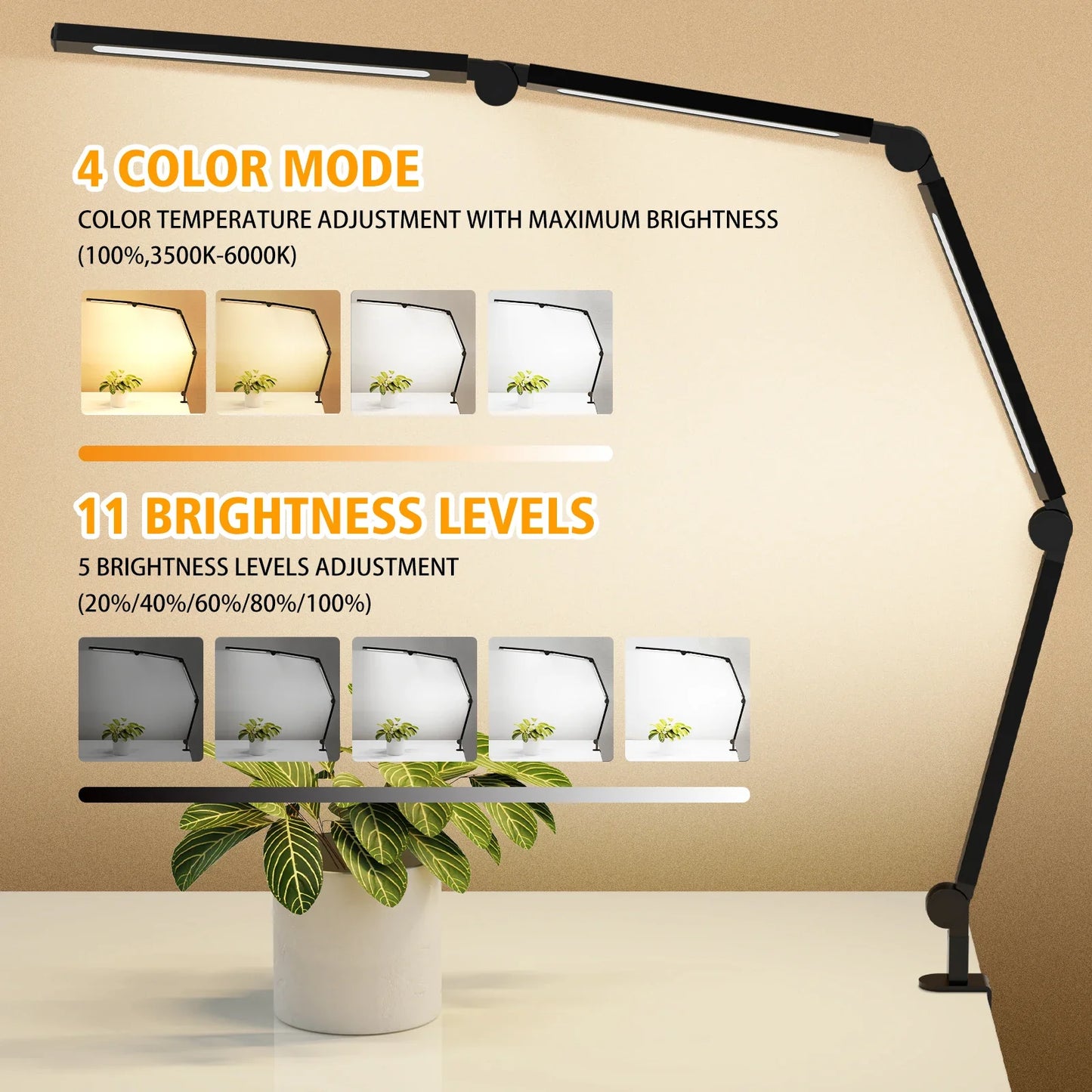 Swing-Arm Desk Light for Architects