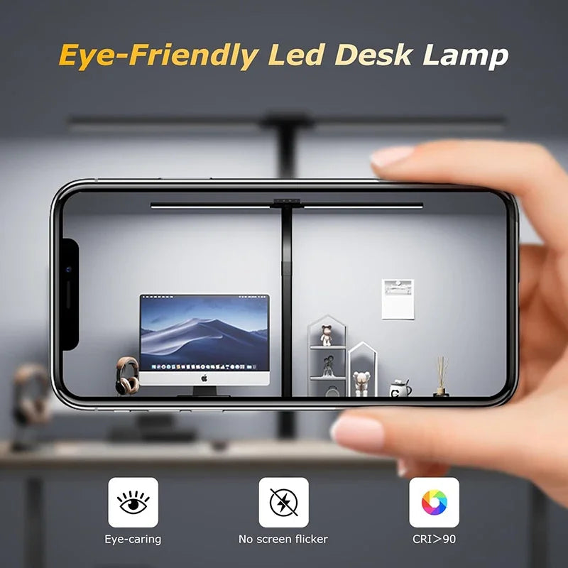 Architectural Desk Lamp with Dual Heads