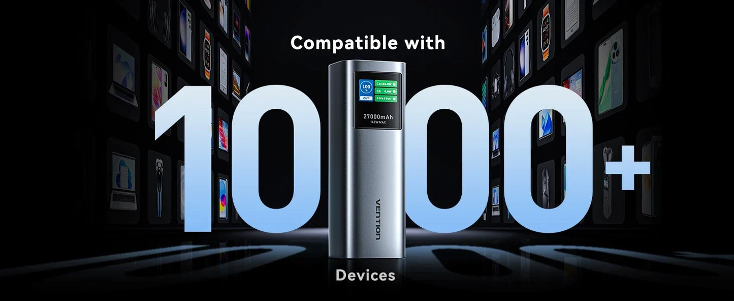 27000mAh Portable Battery Pack for Charging Devices