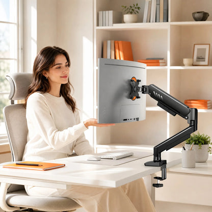 Tool-Free Adjustable Monitor Arm for Easy Setup