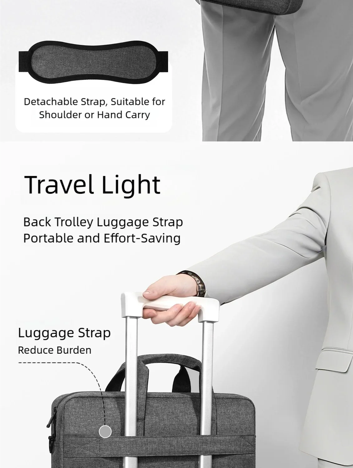 Handbag Strap Sleeve Case for Laptops