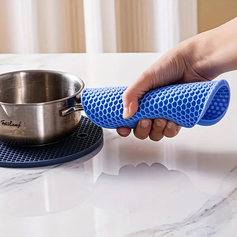 Silicone Trivets and Pot Mats Set