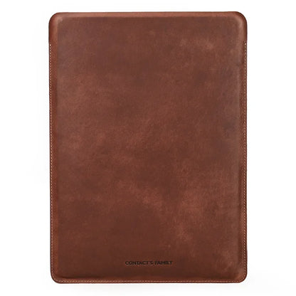 Authentic Leather Laptop Messenger Bag - Handcrafted Cowhide