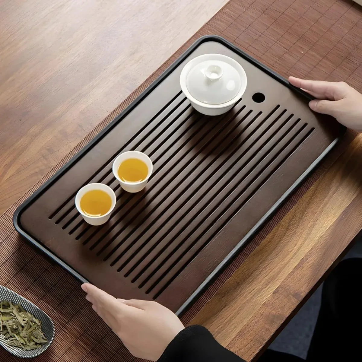 Removable Bamboo Serving Tray for Tea