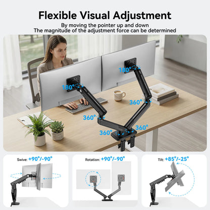 Adjustable Monitor Stand with MechaSpring Technology
