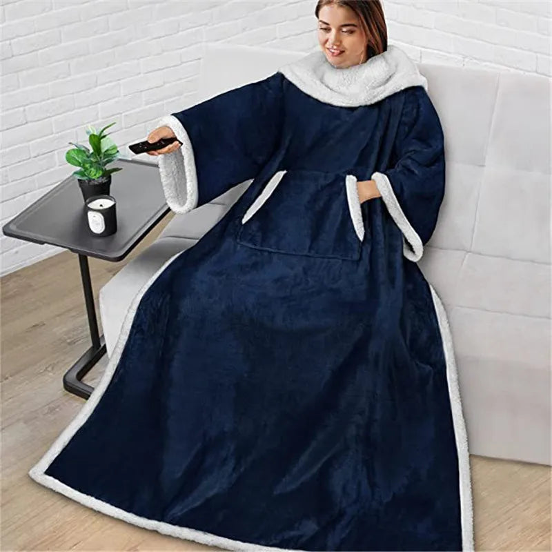Cozy Wearable Fleece Blanket