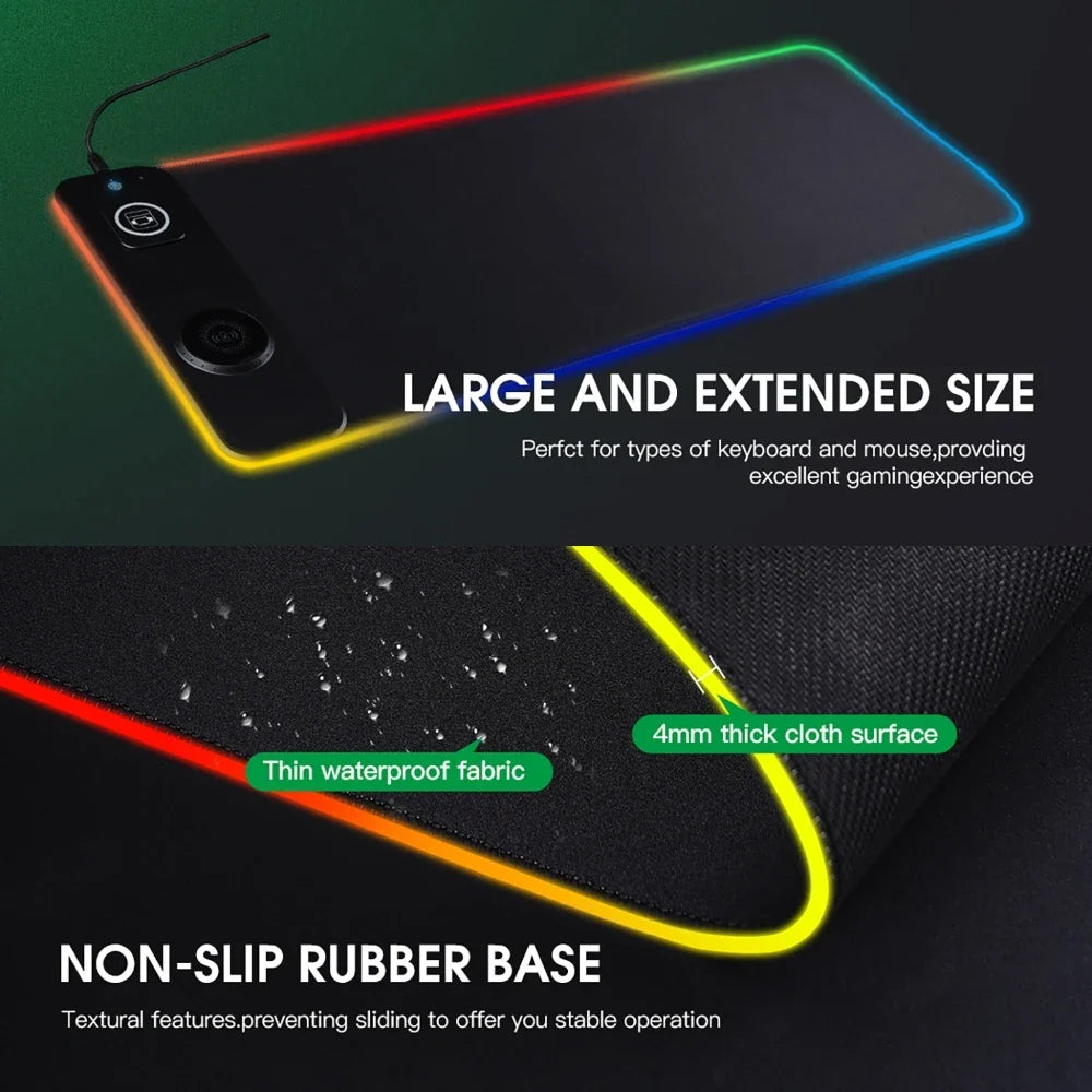 3-in-1 Wireless Charging Mouse Pad