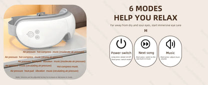 Eye Massager with Heat and Vibration Features