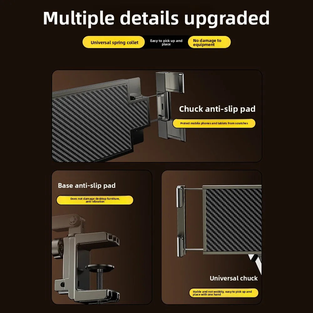 Rotating Tablet Holder with Adjustable Angles
