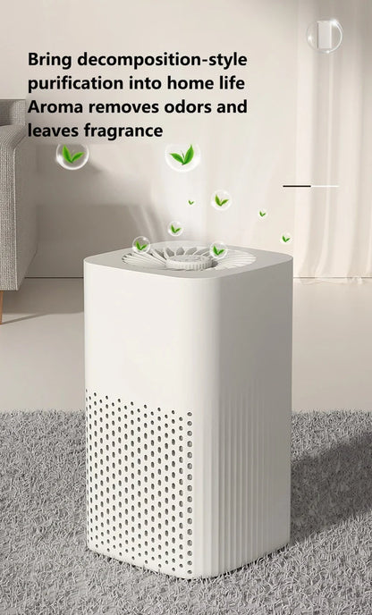 Compact HEPA Air Cleaner for Desktop Use