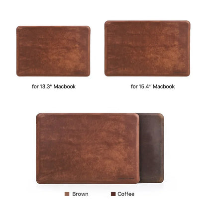 Authentic Leather Laptop Messenger Bag - Handcrafted Cowhide