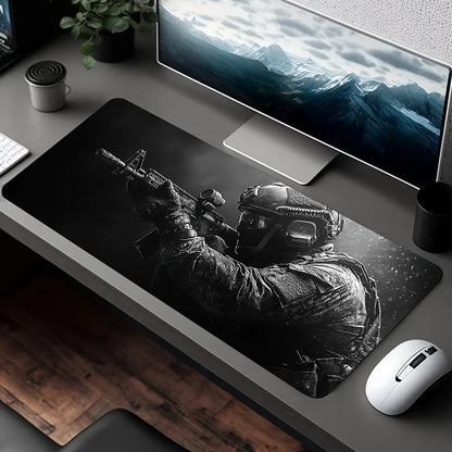 Tactical Soldiers Gaming Mouse Pad - XXL Size