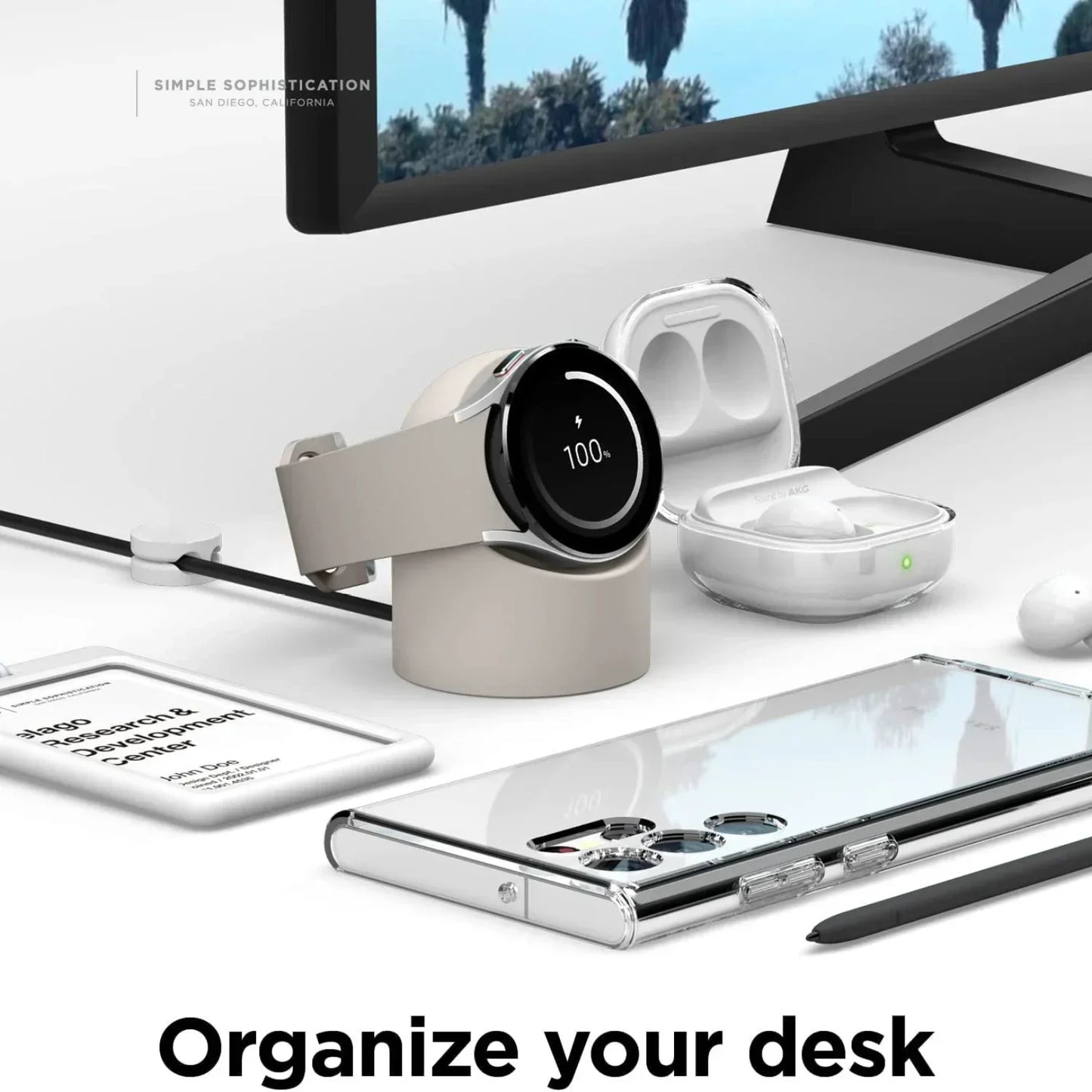 Silicone Charging Dock for Galaxy Watch by Samsung