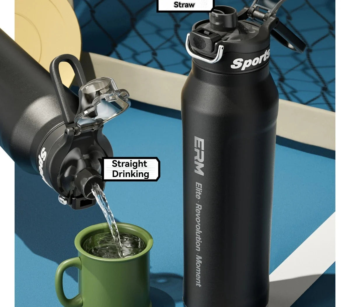 Insulated Sport Tumbler with Double Wall Design
