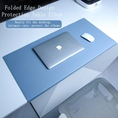 Wrist Support Desk Mat in PU Leather