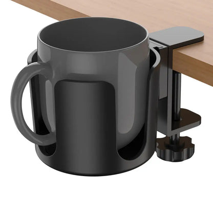 Spill-Proof Clamp Design Desk Cup Holder