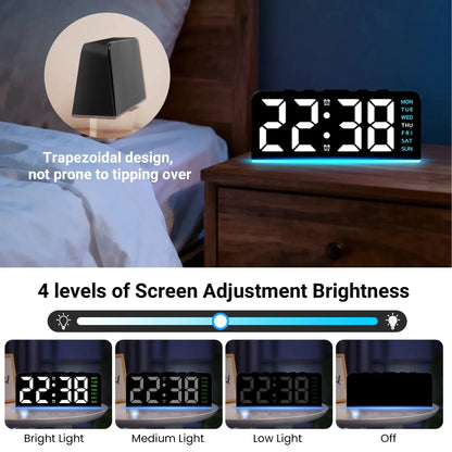 Compact Night Light Alarm Clock