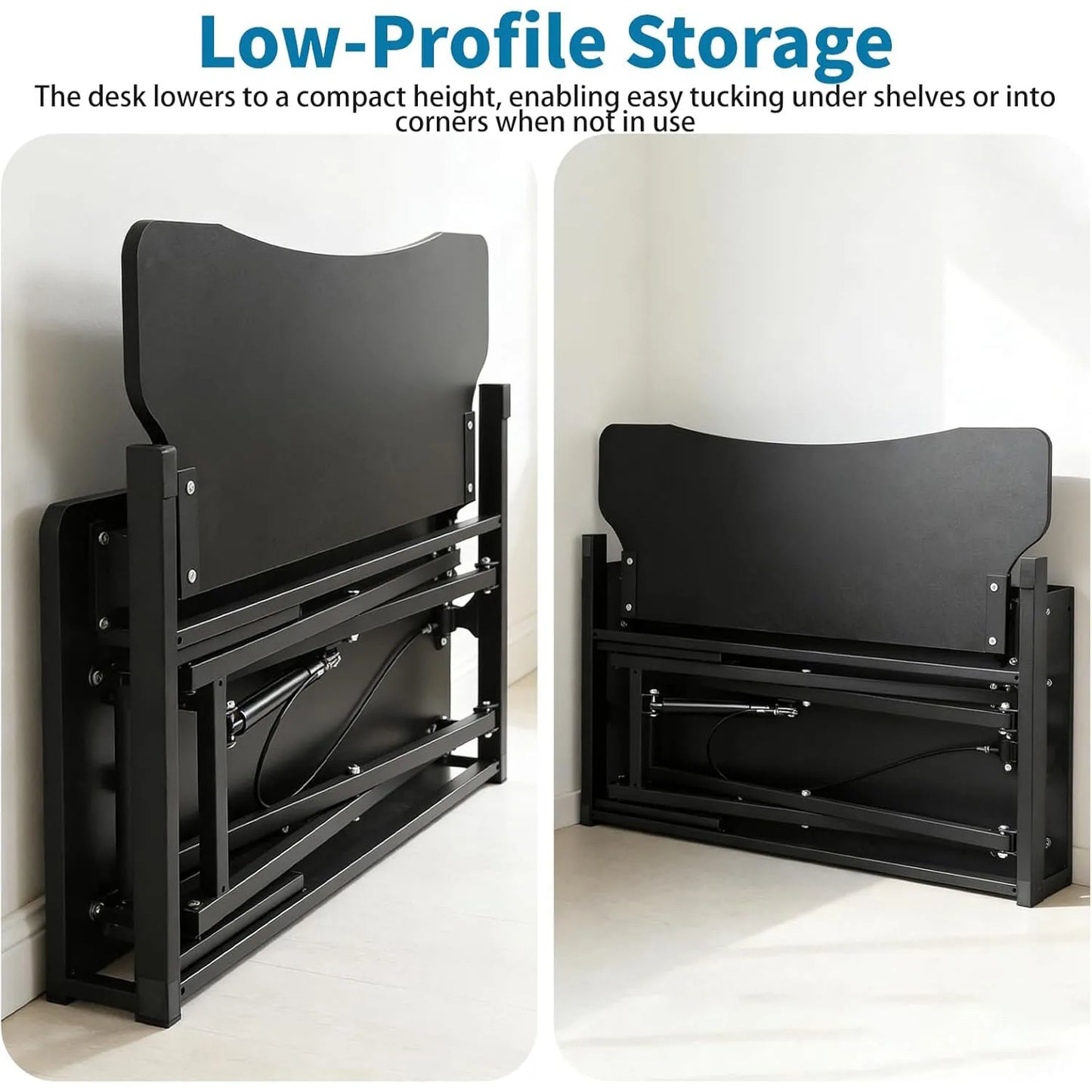 Desk Converter with Keyboard Shelf – Height Adjustable Workstation