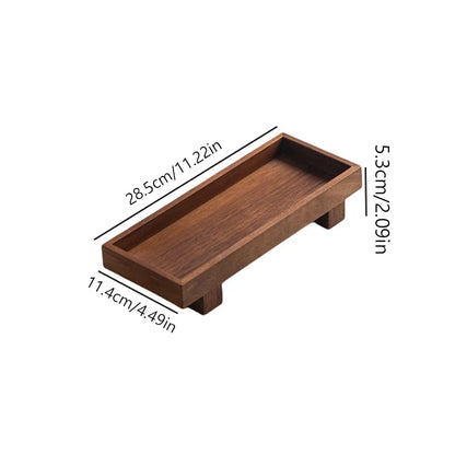 Natural Wood Storage Tray for Essentials