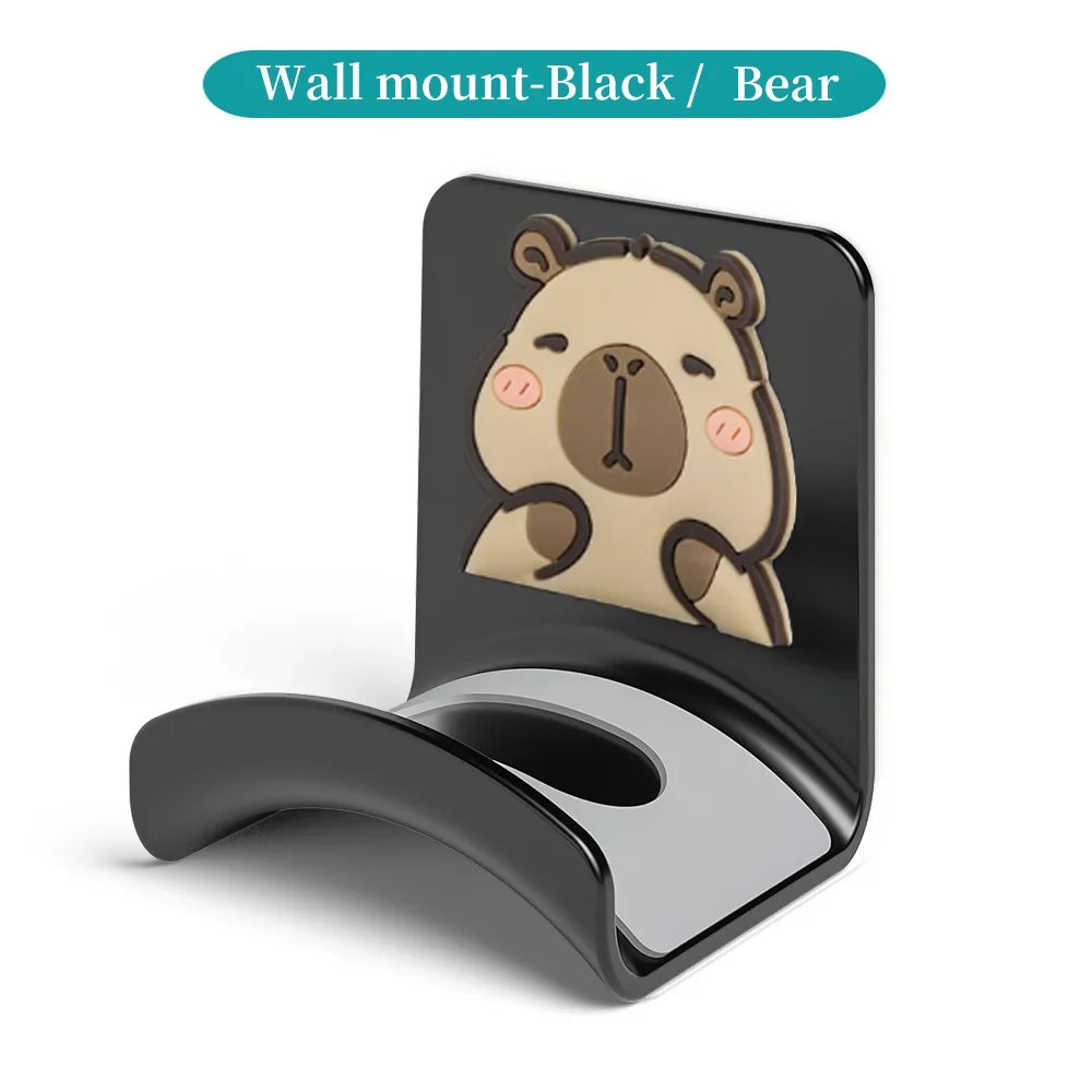 Wall-Mounted Holder for Headphones