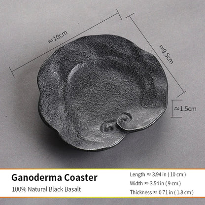 Basalt Coaster – Handcrafted Stone Drink Coaster