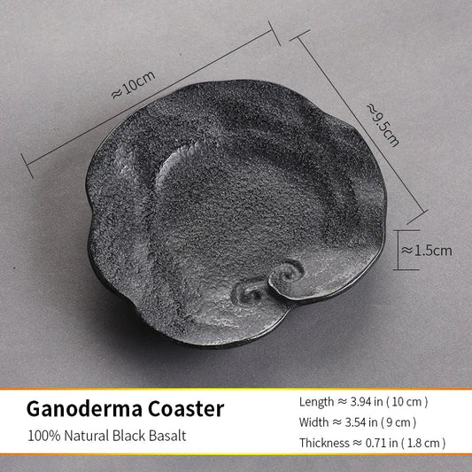 Basalt Coaster – Handcrafted Stone Drink Coaster