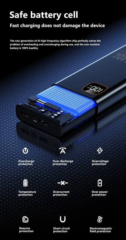Portable Battery Pack for Quick Charging