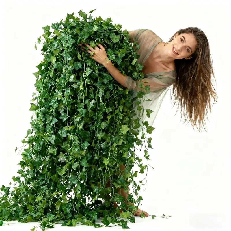 Wall Decor with Ivy Garland