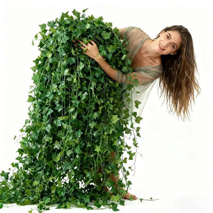 Wall Decor with Ivy Garland