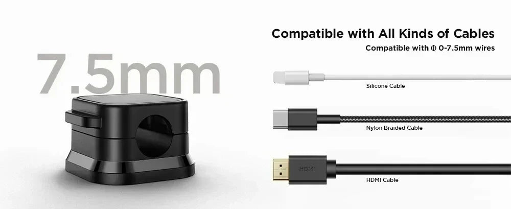 Holder for Magnetic Cables and Clips