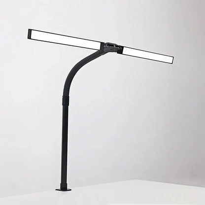 Architectural Desk Lamp with Dual Heads