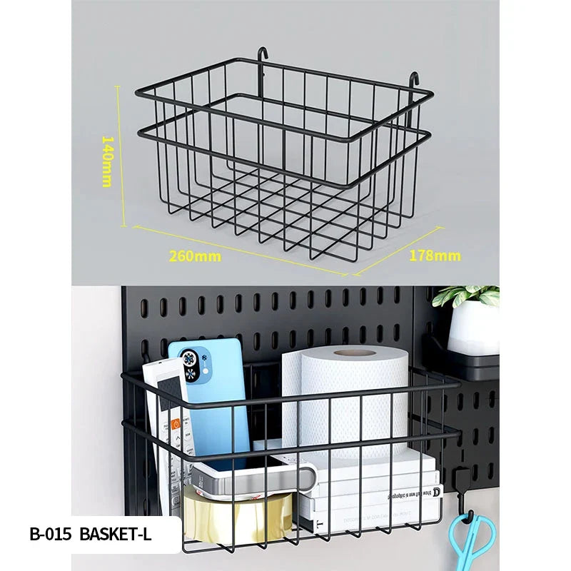 Vertical Pegboard Organizer for Desk Use