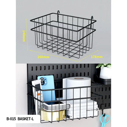 Vertical Pegboard Organizer for Desk Use