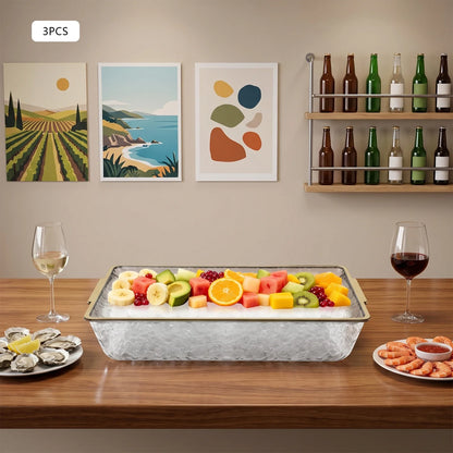 Serving Set with Chilled Tray and Bowls