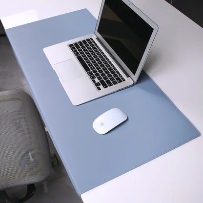 Wrist Support Desk Mat in PU Leather