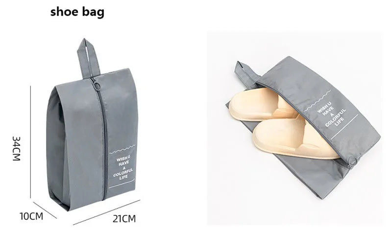 Set of Storage Cubes for Travel Packing
