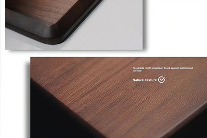 Wooden Monitor Stand in Black Walnut Finish