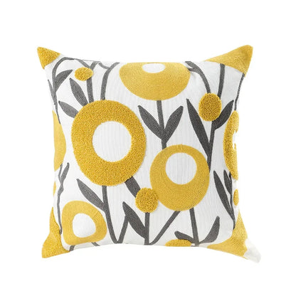 Chic Floral Cushion Cover – Elegant Decorative Pillow Case