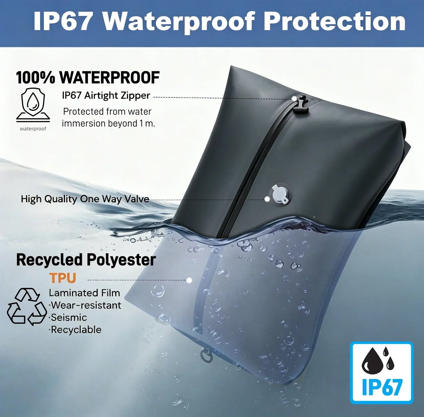 Vacuum Sealing Travel Bags with Electric Pump