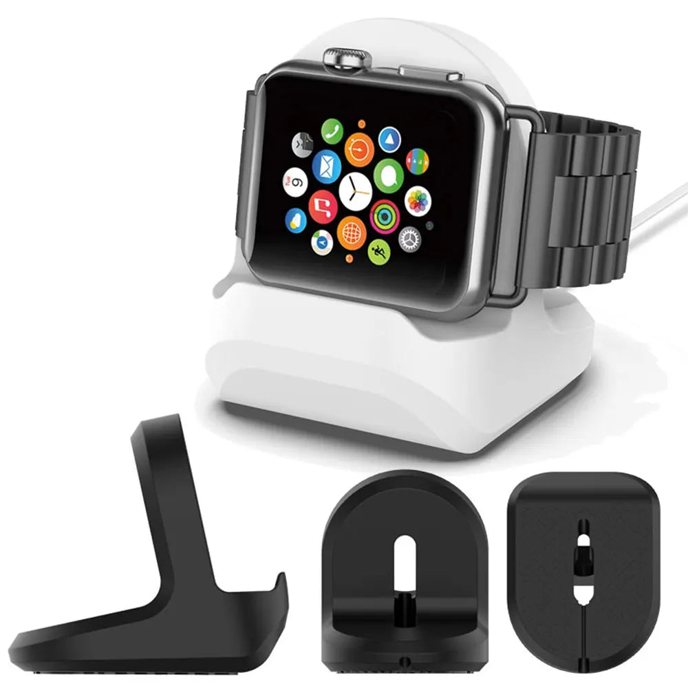 Silicone Stand Holder for Apple Watch Charging Dock