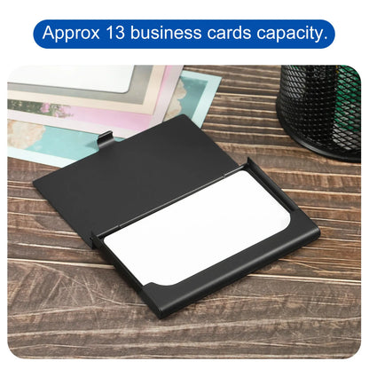 Aluminum Business Card Holder with Flip Cover
