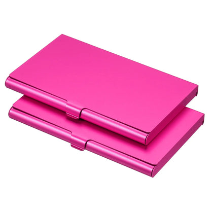 Aluminum Business Card Holder with Flip Cover