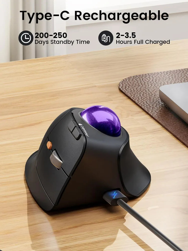 Trackball Mouse EM05 for Precision Control